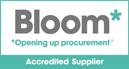 Bloom procurement accredited supplier